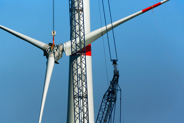 Windmill construction site
