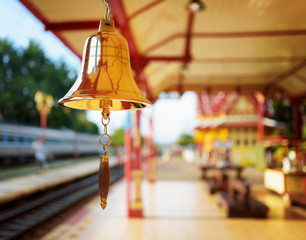 The bell is at the station Hua Hin in Thailand.