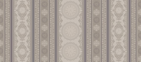 Papel pintado con relojes