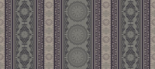 papel pintado con relojes