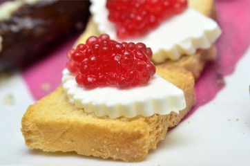Canapes de caviar