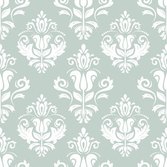 Damask Seamless Vector Pattern. Orient Background