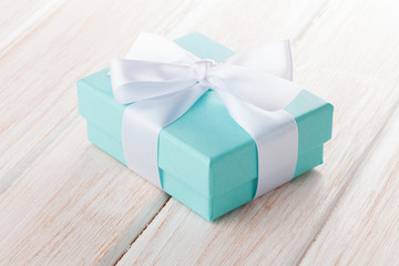 Gift box with bow