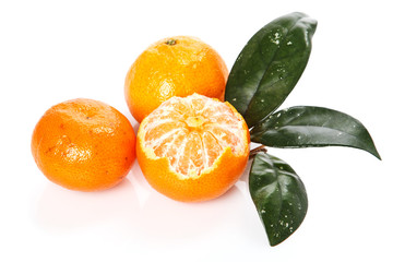 Fresh and sweet manadrins