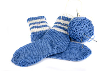 knitted socks
