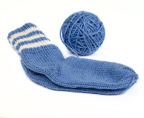 knitted socks