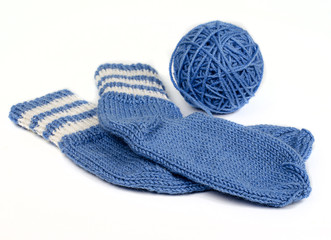 knitted socks