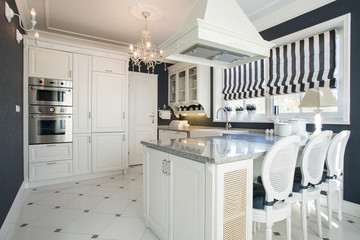 Beauty kitchen with white furniture