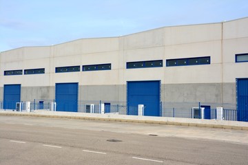 Fototapeta na wymiar Almacén industrial