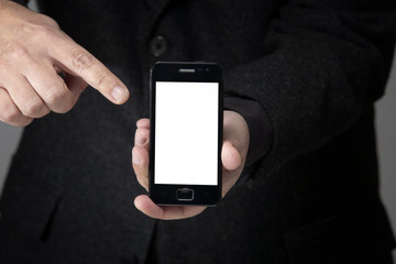 Smartphone With White Screen