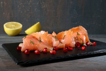fette di salmone affumicato