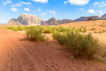 Wadi Rum desert in Jordan