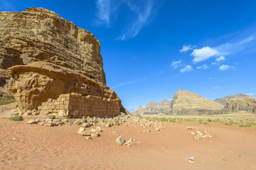 Ruins of  Lawrence of Arabia’s House in Wadi Rum