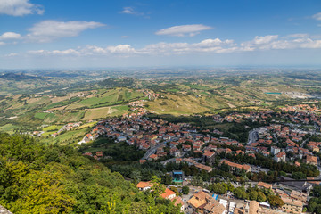 Fototapeta na wymiar view of Republic San Marino
