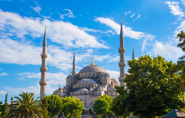 Blue Mosque in Istanbul, Turkey, Sultanahmet district