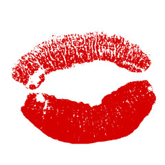 Lips print vector