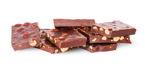 Chaotic Heap Of Dark Chocolate