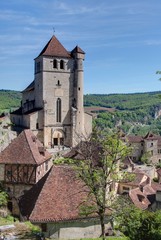 Fototapeta premium village de saint cirq lapopie