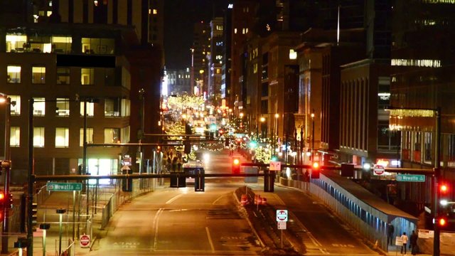 Time lapse of the buzz and vitality of a city at night
