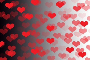 Fototapeta na wymiar Abstract Heart shape on background,Clipart.