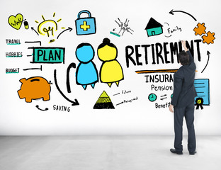 Businessman Retirement Qualification Occupation Concept