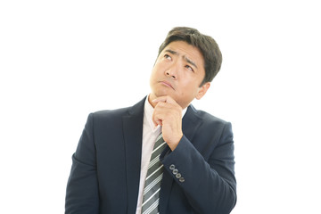 苦悩するビジネスマン