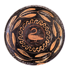Red figure ancient patera