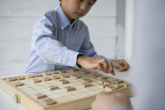 Boy that is a crazy Shogi