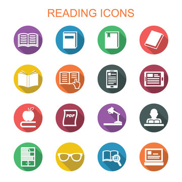 Reading Long Shadow Icons