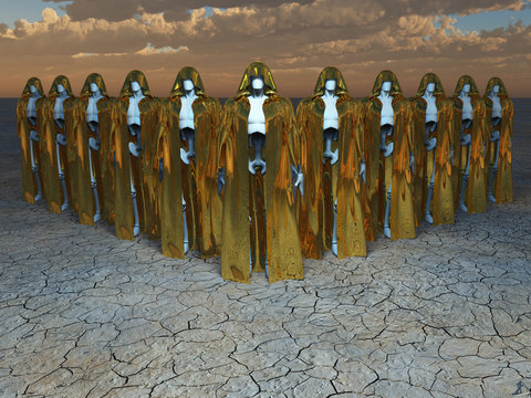 Elite robot military squad