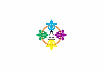 yoga logo vector icon