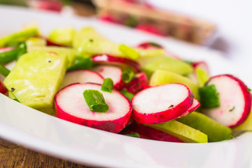 Salad of radish