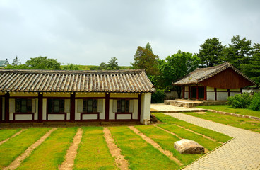 Traditional building, Kaesong, North-Korea