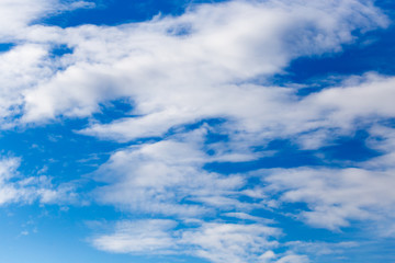 clouds on blue sky