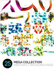 Mega collection of abstract backgrounds
