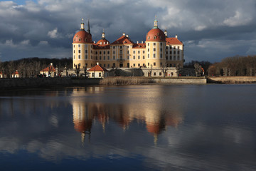 Fototapeta na wymiar Moritzburg Castle near Dresden, Saxony, Germany.