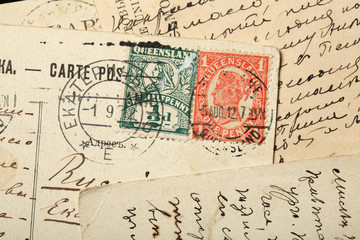 Queen Victoria postage stamps, Australia, Queensland.