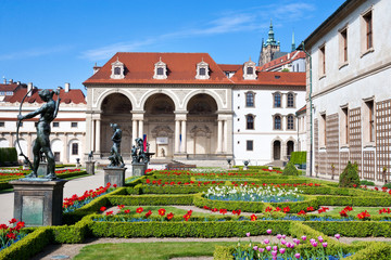 Obraz premium Wallenstein garden and palace (UNESCO), Prague, Czech republic
