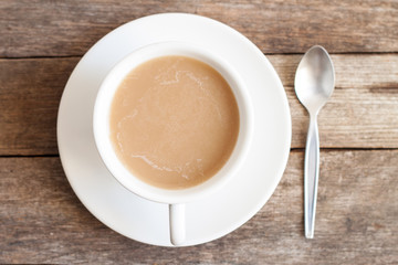 cup of fresh on table