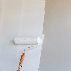 Painted White color for new house