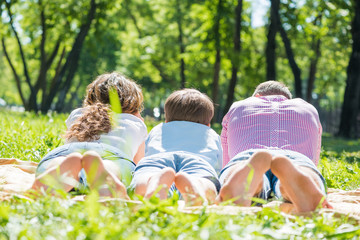 Fototapeta premium Weekend in park