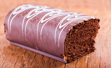 sweet roll with chocolate