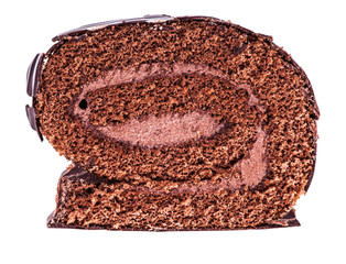 piece of chocolate roll
