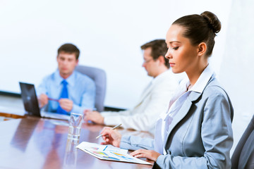 Obraz premium portrait of a successful business woman