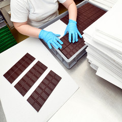 Produktion in Schokoladenmanufaktur // chocolate manufactory