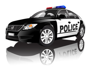 Police Car Transportation Security Elegance Concept © Rawpixel.com