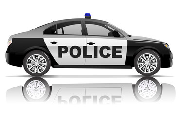 Police Car Contemporary Elegance Vehicle Concept