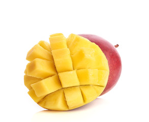 mango fruit isolated on white background