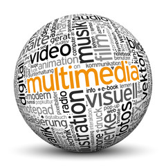 Kugel, Multimedia, Tags, Word Cloud, Text Cloud, 3D, Keyword