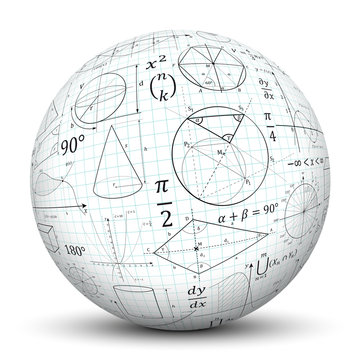 Kugel, Mathematik, Icon, Symbol, Math, Sphere, 3D, Formeln, Uni